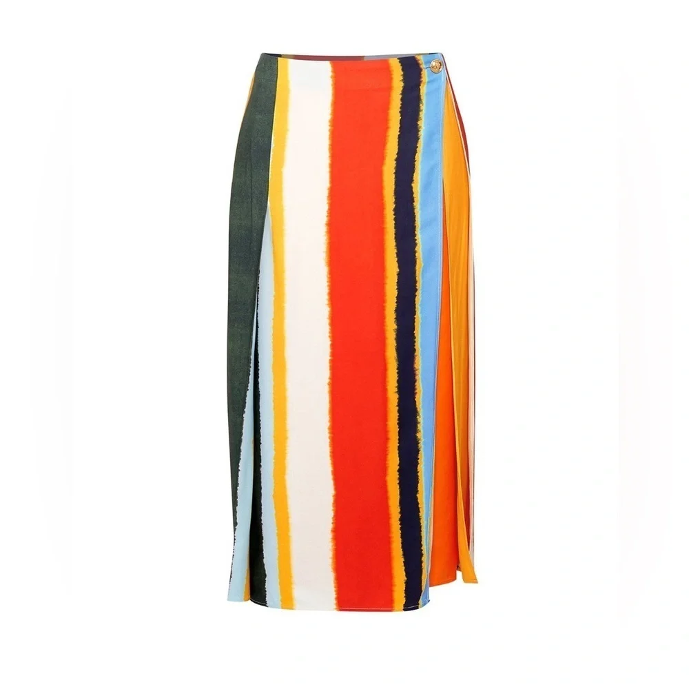 Tory Burch Fiona Balloon Stripe Skirt